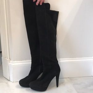 Amazing over the knee suede Stuart Weitzman boots